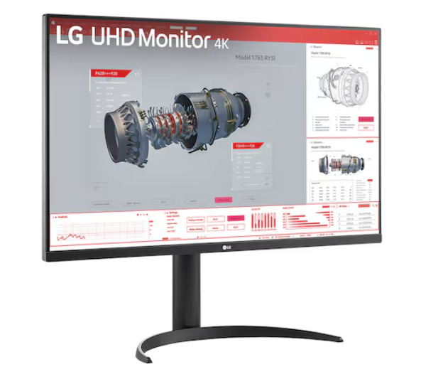 LG 32BR55UK-B computerskærm 80 cm (31.5") 3840 x 2160 pixel 4K Ultra HD LED Sort - Billede 2