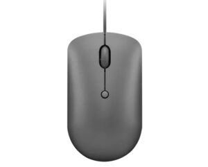 Lenovo 540 - Mus - kompakt - optisk - 4 knapper - kablet - stormgrå - detailsalg