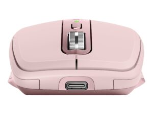 Logitech MX Anywhere 3S - Mus - optisk - 6 knapper - trådløs - Bluetooth - rose - Billede 4