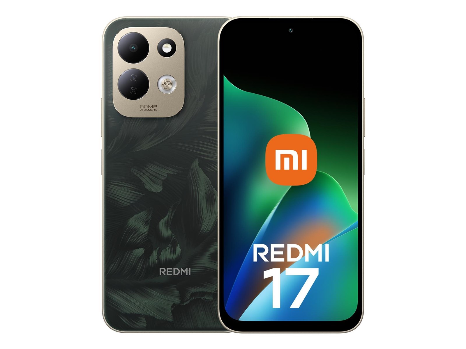 Xiaomi Redmi 17 4G 128GB/4GB - Oak Green - Billede 2
