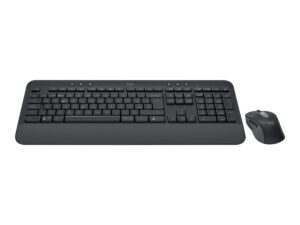Logitech Signature MK650 Combo for Business - Sæt med mus og tastatur - trådløs - Bluetooth LE - QWERTY - US International - grafit