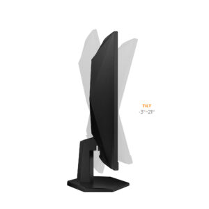 AOC Gaming C27G42ZE - G42 Series - LED-skærm - gaming - kurvet - 27"" - 1920 x 1080 Full HD @ 240 Hz - Fast VA - 300 cd/m² - 3000:1 - HDR10 - 0.3 ms - HDMI, DisplayPort - sort, rød - Billede 3