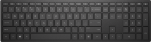 HP Trådløst Pavilion-tastatur 600, sort. Tastatur formfaktor: Fuld størrelse (100 %). Tastatur stil: Lige. Forbindelsesteknologi: Trådløs, Enhedsgrænseflade: RF trådløst, Anbefalet brug: Universel. Produktfarve: Sort