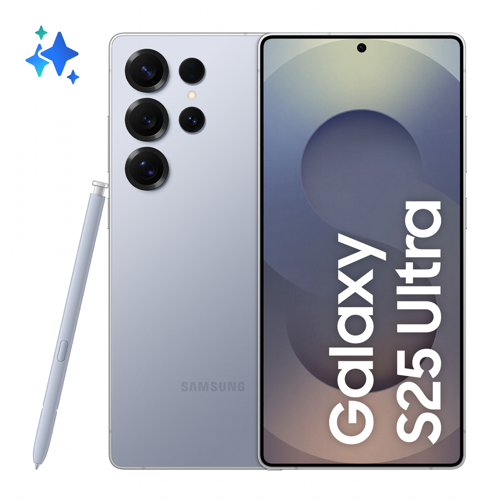 Samsung Galaxy S25 Ultra - 5G smartphone - dual-SIM - RAM 12 GB / Intern hukommelse 512 GB - OLED display - 6.9"" - 3120 x 1440 pixels (120 Hz) - 4x bagkameraer 200 MP, 50 MP, 50 MP, 10 MP - front camera 12 MP - titanium sølvblå