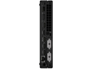 Lenovo ThinkCentre M80q Gen 3 - Lille Core i3 - 12300T / op til 4.2 GHz - RAM 8 GB - SSD 256 GB - UHD Graphics 730 - Gigabit Ethernet, Wi-Fi - Win 11 Pro - sort - Preowned Grade A - Billede 3