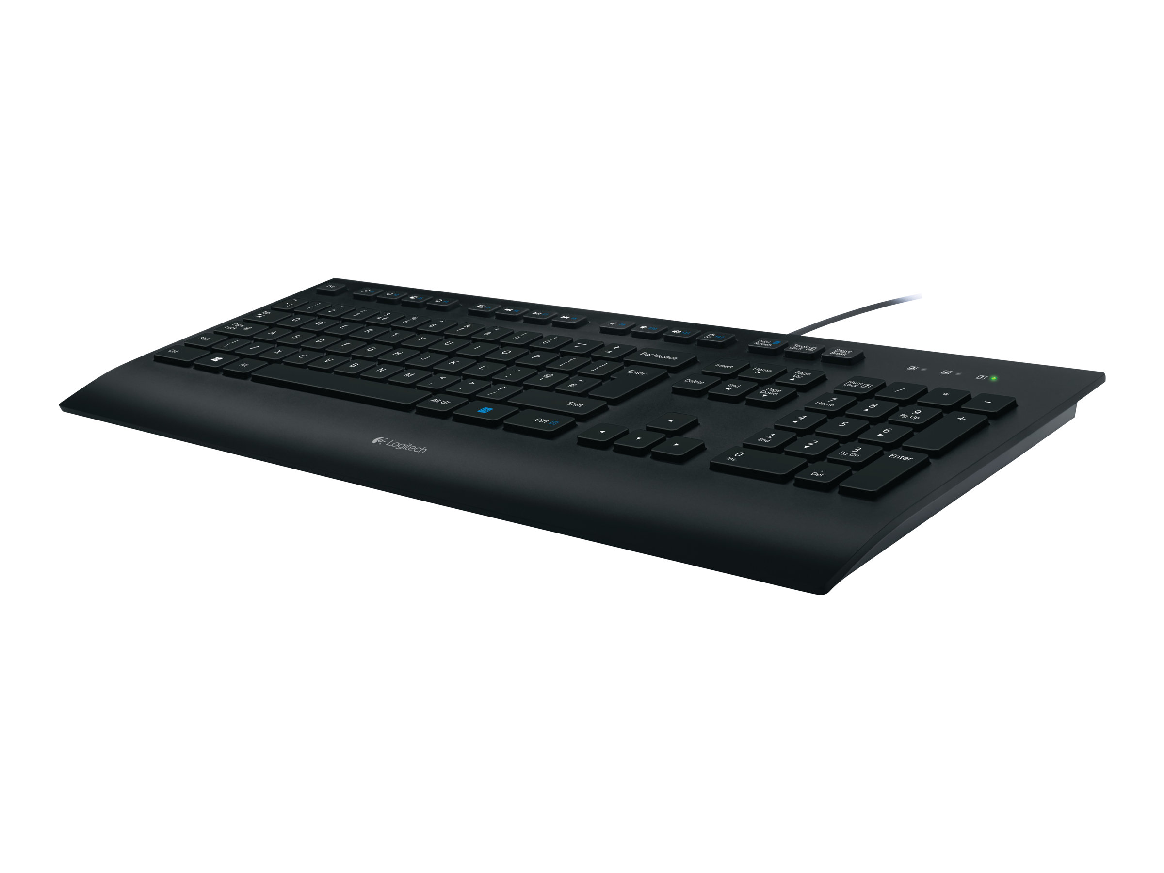 Logitech K280e - Tastatur - USB - tysk - sort - Billede 2