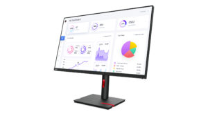 Lenovo ThinkVision T32p-30 - LED-skærm - 31.5"" - 3840 x 2160 4K - IPS - 350 cd/m² - 1000:1 - HDR10 - 4 ms - HDMI, DisplayPort, USB-C - ravnsort - Billede 4