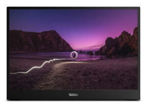 Lenovo ThinkVision M16 - LED-skærm - 16"" - bærbar - 1920 x 1200 @ 60 Hz - IPS - 300 cd/m² - 1500:1 - 6 ms - HDMI, DisplayPort, USB-C - formørkelsessort
