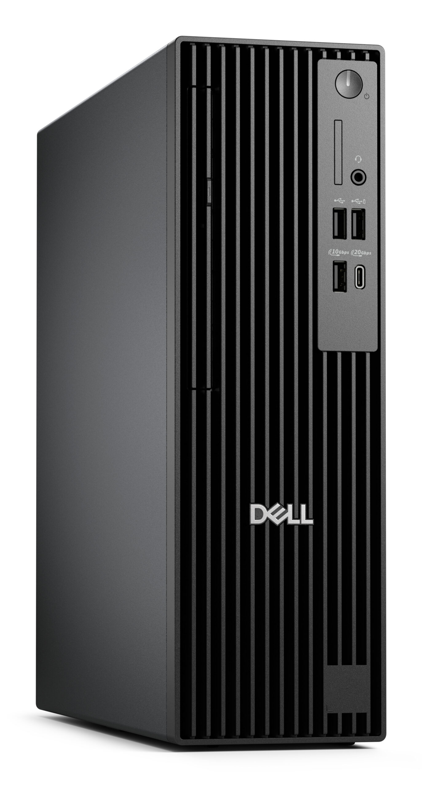 Dell Pro Slim Plus QBS1250 - AI PC - tynd desktop Core Ultra 7 265 / op til 5.3 GHz - RAM 16 GB - SSD 512 GB - NVMe, TLC - Intel Graphics - Gigabit Ethernet, Bluetooth, IEEE 802.11ax (Wi-Fi 6E) - Win 11 Pro - skærm: ingen - sort - BTS - med 3 års Basic Onsite - Billede 2