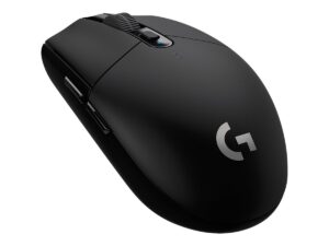 Logitech G G305 - Mus - optisk - 6 knapper - trådløs - 2.4 GHz - trådløs modtager (USB) - sort - Billede 4