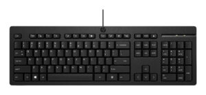 HP 125 G2 - Tastatur - 100% - full size - USB - Pan Nordic - sort