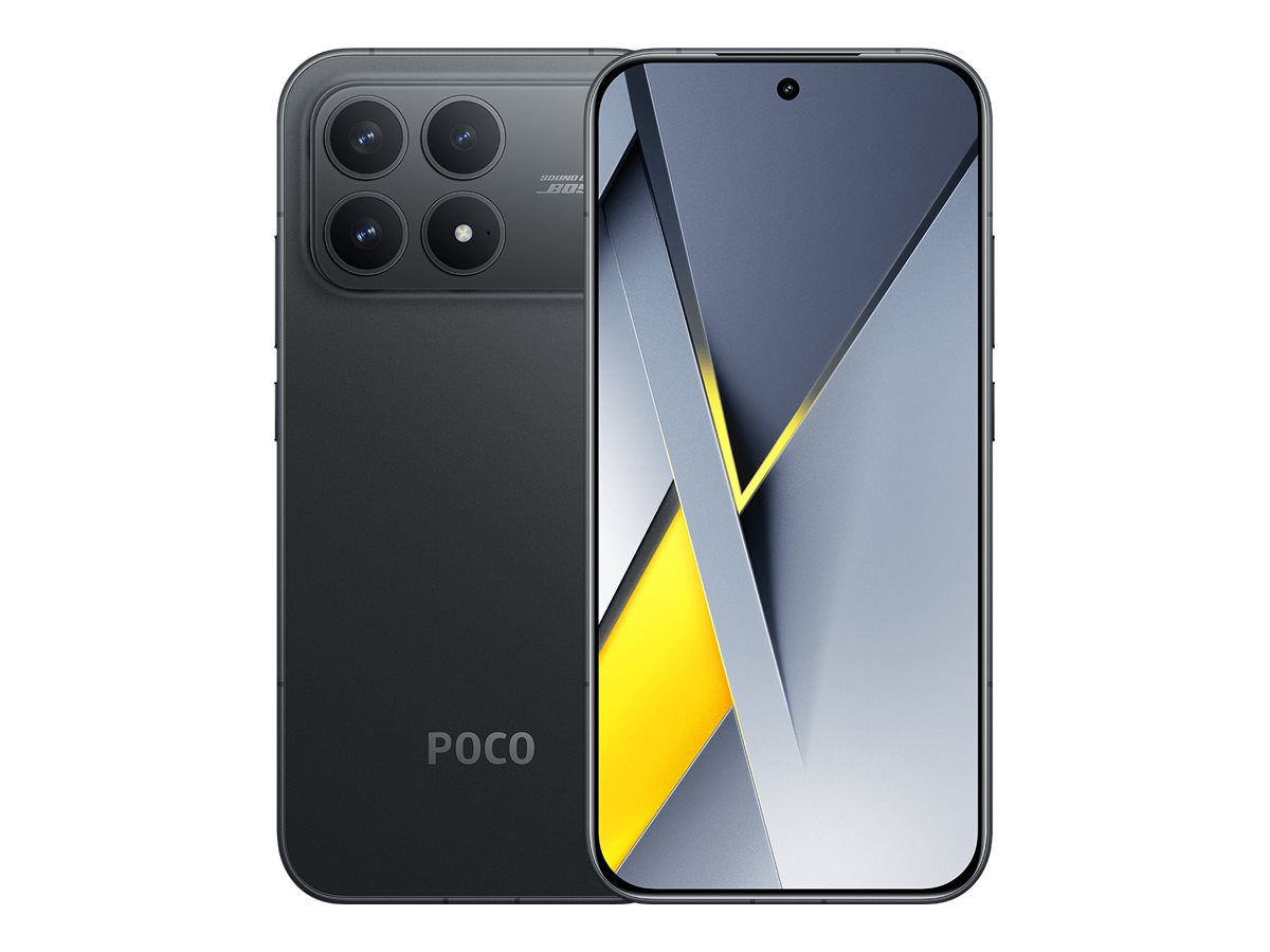 Xiaomi POCO F8 Pro - 5G smartphone - dual-SIM - RAM 12 GB / Intern hukommelse 512 GB - OLED display - 6.59"" - 2510 x 1156 pixels (120 Hz) - 3x bagkamera 50 MP, 50 MP, 8 MP - front camera 20 MP - sort