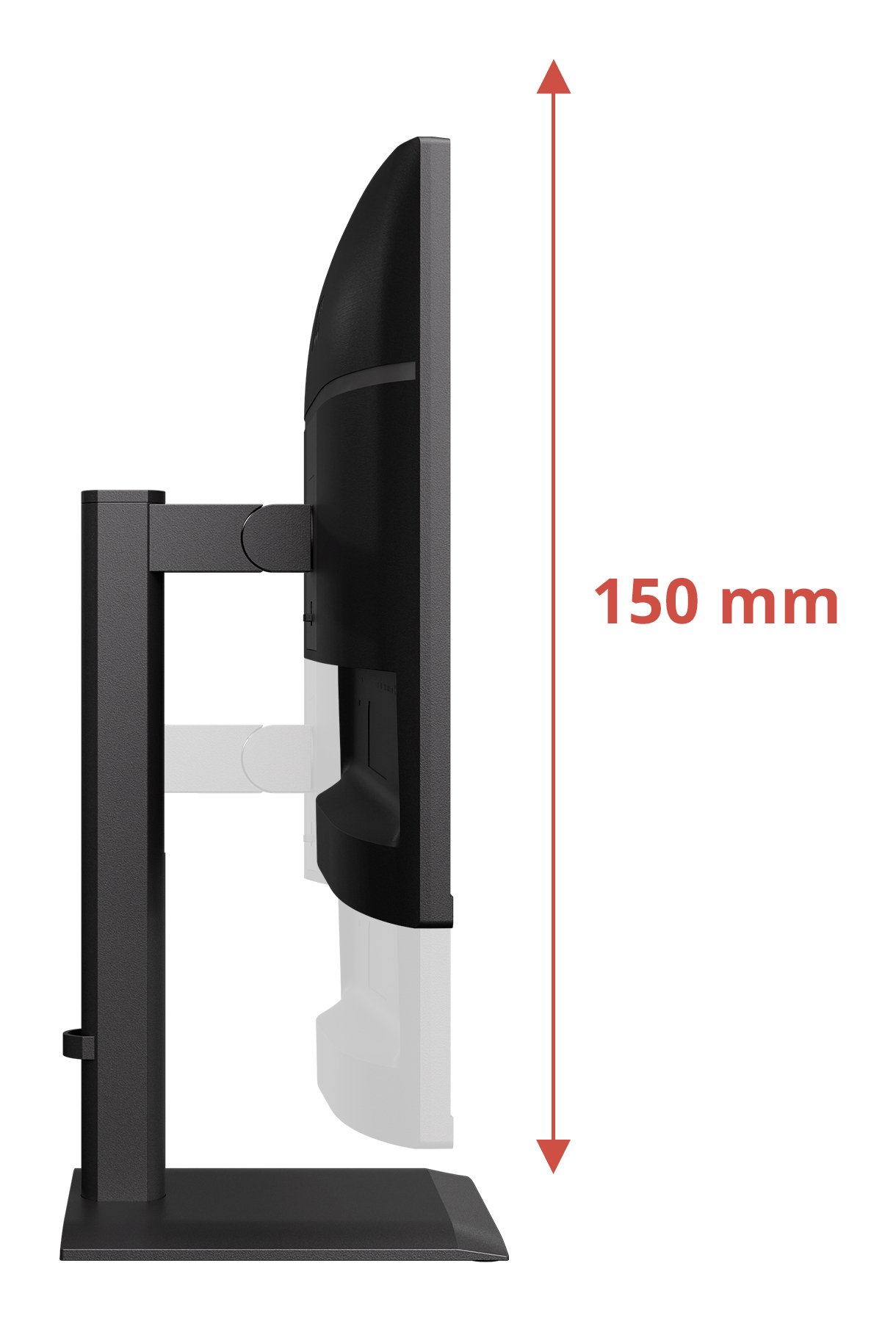 AOC X24E4U - E4 Series - LED-skærm - 24"" - 1920 x 1200 WUXGA @ 100 Hz - IPS - 1500:1 - 4 ms - HDMI, VGA, DisplayPort - højtalere - sort - Billede 4