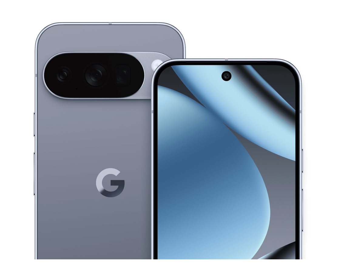 Google Pixel 10 Pro - 5G smartphone - dual-SIM - RAM 16 GB / Intern hukommelse 128 GB - OLED display - 6.3"" - 1280 x 2856 pixels (120 Hz) - 3x bagkamera 50 MP, 48 MP, 48 MP - front camera 42 MP - månesten - Billede 3