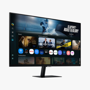 Samsung S32FM700UU - M70F Series - LED-skærm - Smart - 32"" - 3840 x 2160 4K UHD (2160p) @ 60 Hz - VA - 300 cd/m² - 3000:1 - HDR10 - 4 ms - 2xHDMI, USB-C - højtalere - sort - Billede 3