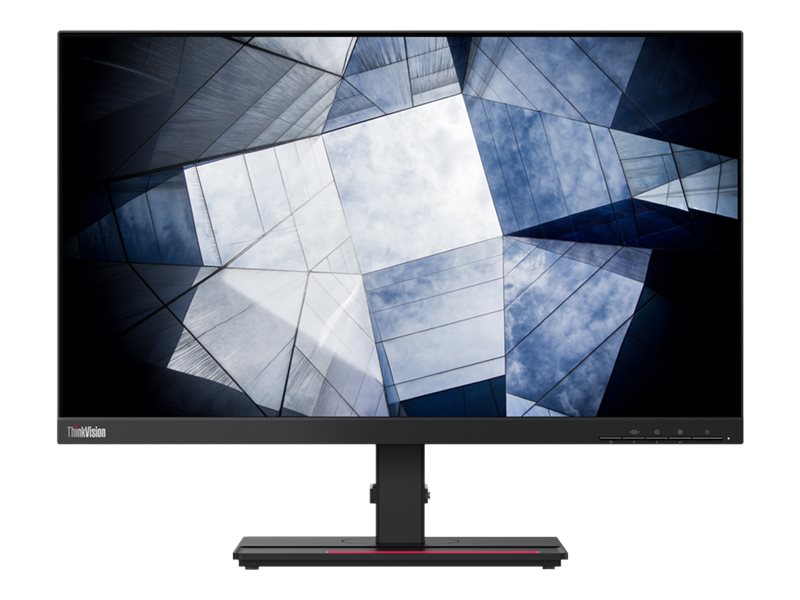 Lenovo ThinkVision P24h-2L - LED-skærm - 24"" (23.8"" til at se) - 2560 x 1440 QHD @ 60 Hz - IPS - 300 cd/m² - 1000:1 - 4 ms - HDMI, DisplayPort, USB-C - højtalere - ravnsort - Preowned Grade B