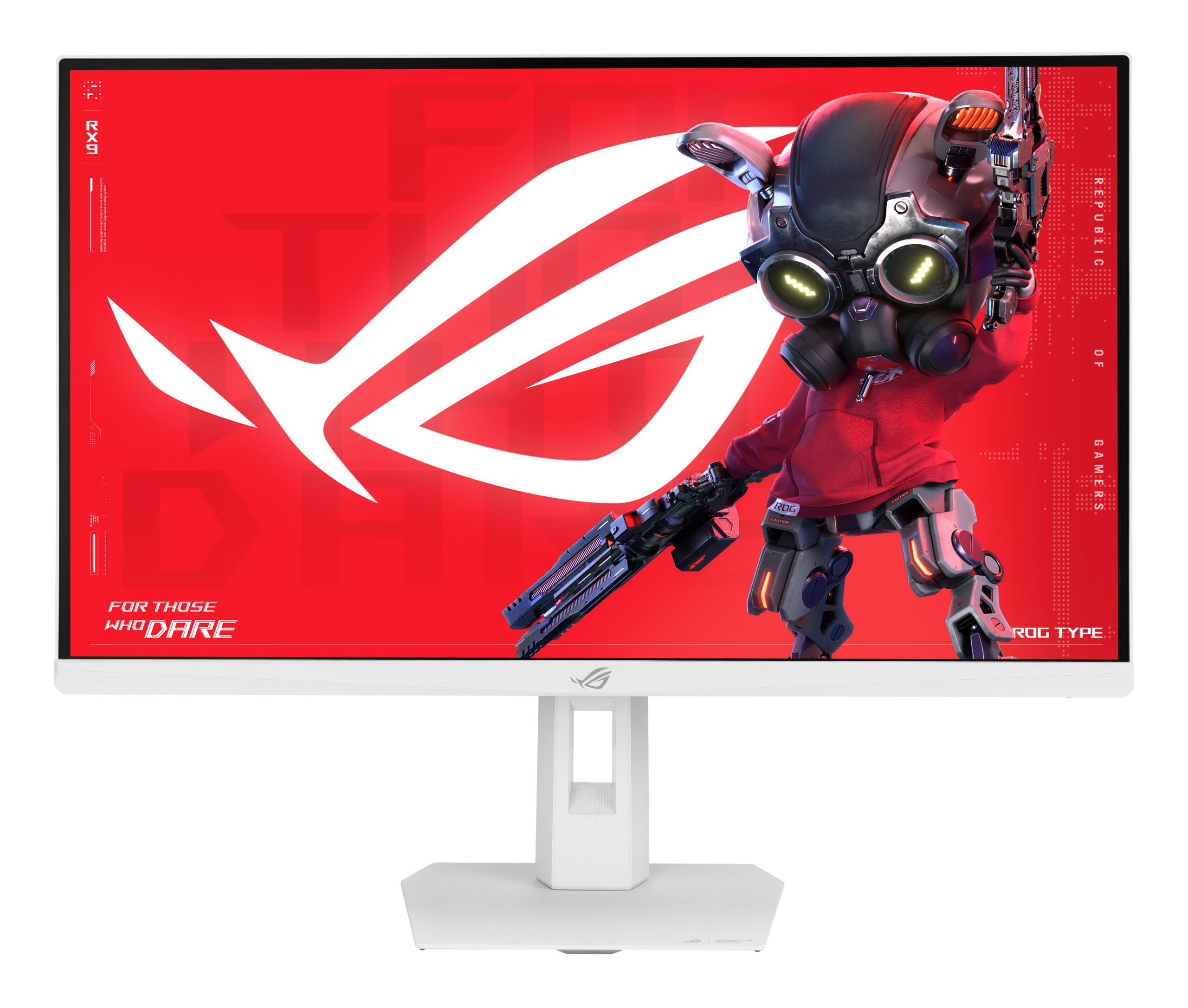 ASUS ROG Strix XG27ACMES-W - LED-skærm - gaming - 27"" - 2560 x 1440 QHD @ 255 Hz - Fast IPS - 400 cd/m² - 1300:1 - DisplayHDR 400 - 0.3 ms - HDMI, DisplayPort, USB-C - hvid - Billede 2