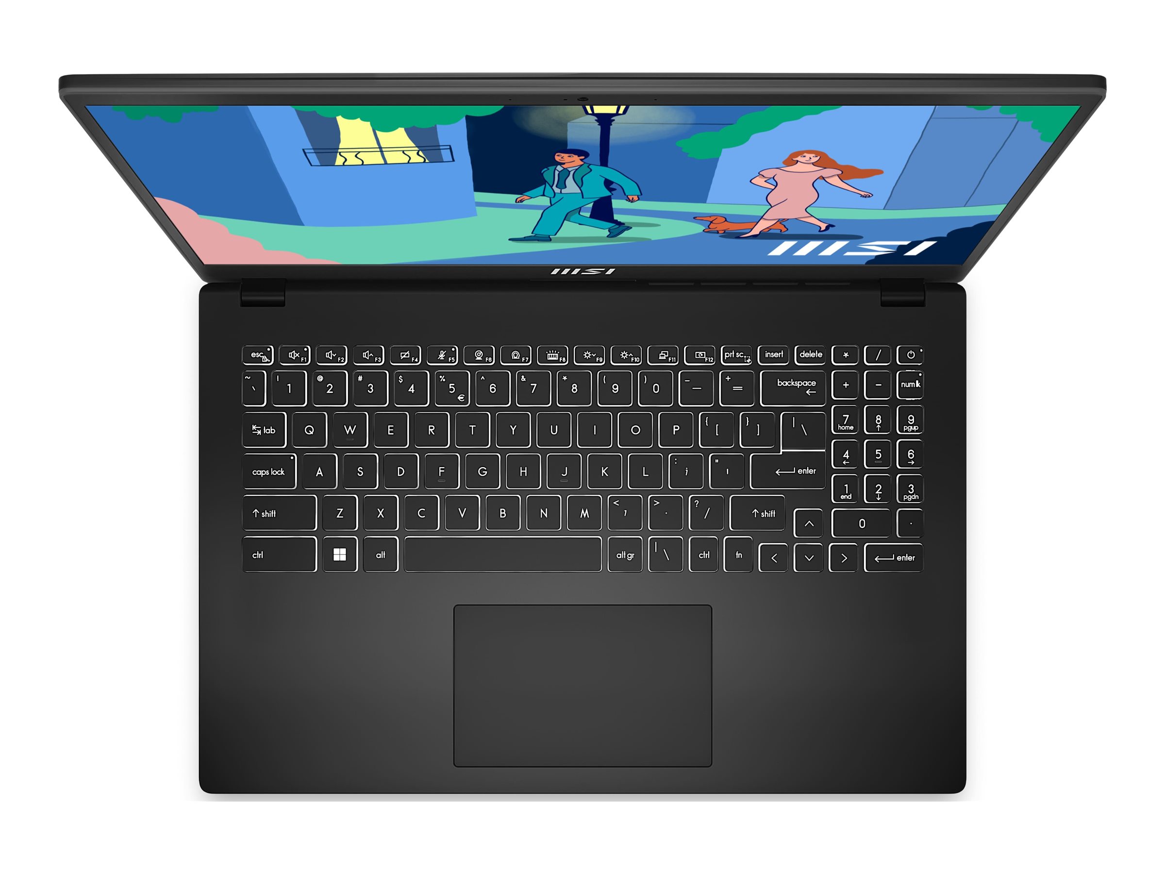 MSI Modern 15 B7M-439NEU 15.6" 1920 x 1080 (Full HD) 7430U 16GB 512GB Radeon Graphics Win 11 Pro - New Open Box - Billede 4
