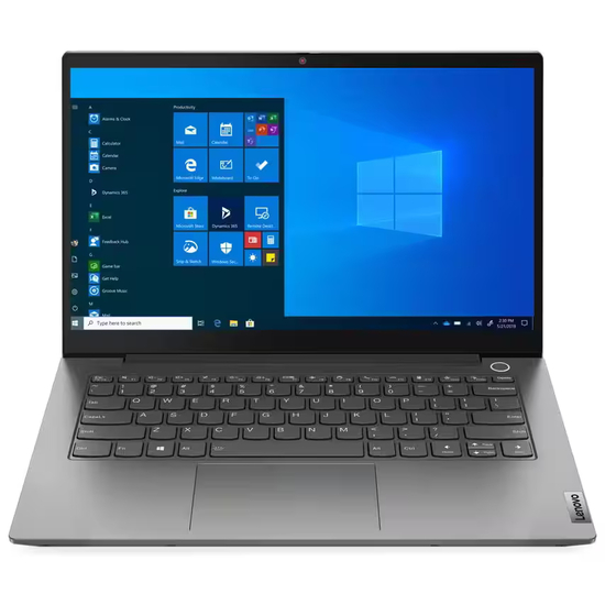 Lenovo ThinkBook 14 G3 - 180° hængselsdesign - AMD Ryzen 5 - 5600U / op til 4.2 GHz - Win 11 Pro - Radeon Graphics - 16 GB RAM - 256 GB SSD NVMe - 14"" IPS 1920 x 1080 - Gigabit Ethernet - Wi-Fi 5, Bluetooth - mineral grå - kbd: Nordisk - Preowned Grade A - Billede 2