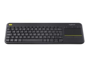 Logitech Wireless Touch Keyboard K400 Plus - Tastatur - trådløs - 2.4 GHz - QWERTY - US International - sort - Billede 2