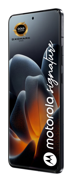 Motorola signature - 5G smartphone - dual-SIM - RAM 16 GB / Intern hukommelse 512 GB - OLED display - 6.78"" - 2780 x 1264 pixels (165 Hz) - 3x bagkamera 50 MP, 50 MP, 50 MP - front camera 50 MP - pantone carbon - Billede 5