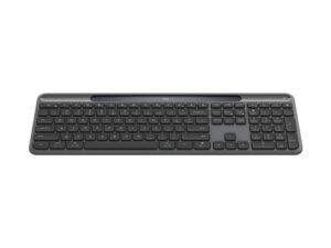 Logitech Signature Slim Solar+ K980 for Business - Tastatur - full size - trådløs - Bluetooth LE, USB-C - QWERTY - US International - tastkontakt: sakseskalibratorer - grafit - Billede 3