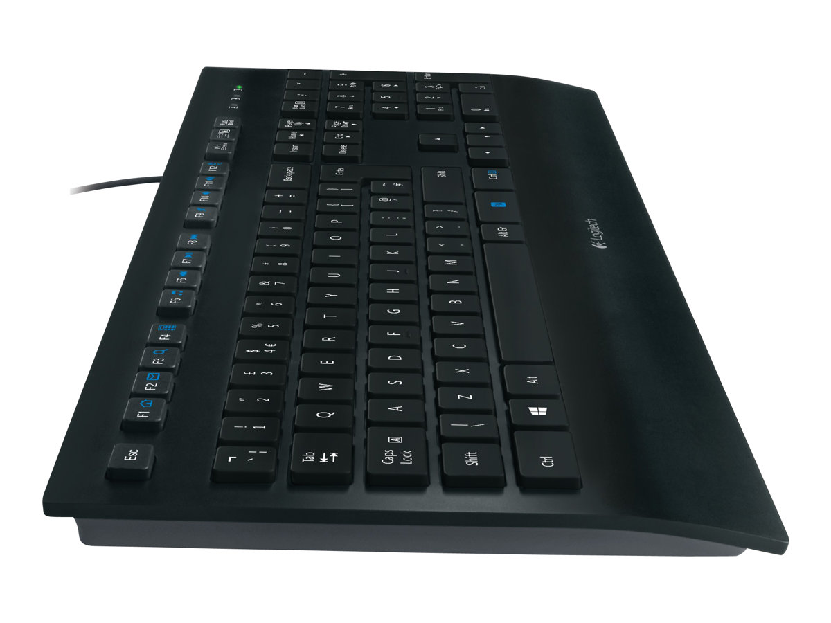Logitech K280e - Tastatur - USB - tysk - sort - Billede 5