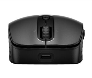HP 690 - Mus - Qi-Charging - 7 knapper - trådløs - Bluetooth - sort