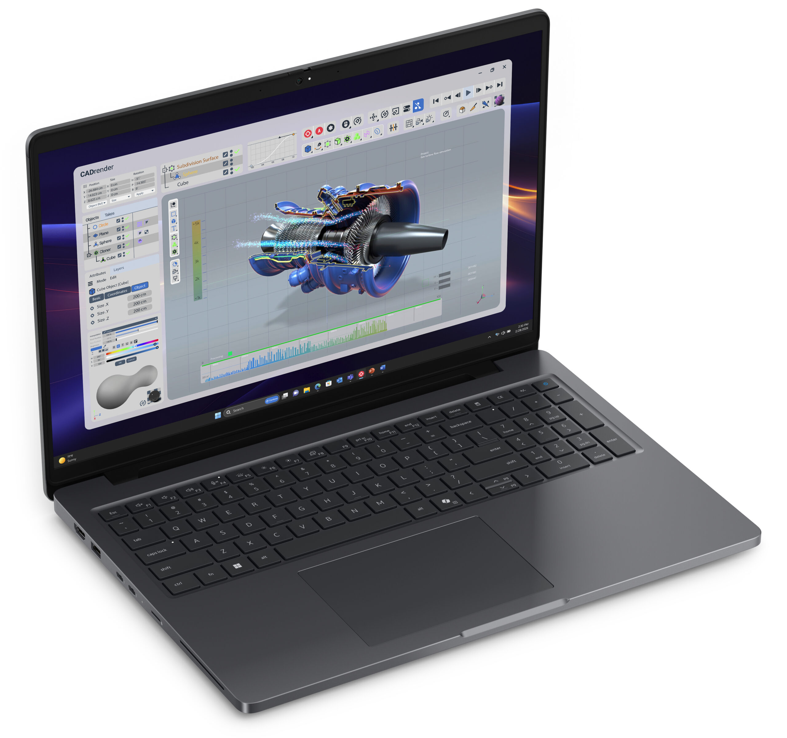 DELL Pro Precision 5 16 PW516261 Copilot+ PC Intel Core Ultra 9 386H Laptop 40,6 cm (16") Full HD+ 64 GB LPDDR5x-SDRAM 1 TB SSD NVIDIA RTX PRO 2000 Blackwell Wi-Fi 7 (802.11be) Windows 11 Pro Sort Nordisk - Billede 2