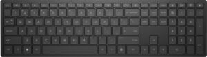 HP Trådløst Pavilion-tastatur 600, sort. Tastatur formfaktor: Fuld størrelse (100 %). Tastatur stil: Lige. Forbindelsesteknologi: Trådløs, Enhedsgrænseflade: RF trådløst, Anbefalet brug: Universel. Produktfarve: Sort
