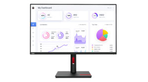 Lenovo ThinkVision T32p-30 - LED-skærm - 31.5"" - 3840 x 2160 4K - IPS - 350 cd/m² - 1000:1 - HDR10 - 4 ms - HDMI, DisplayPort, USB-C - ravnsort