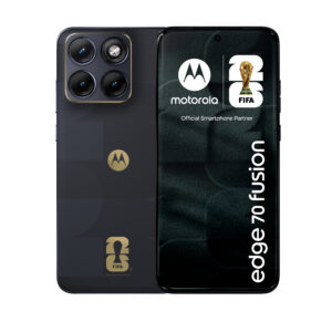 Motorola Edge 70 Fusion - FIFA Edition - 5G smartphone - dual-SIM - RAM 8 GB / Intern hukommelse 256 GB - OLED display - 6.78"" - 2772 x 1272 pixels (144 Hz) - 3x bagkamera 50 MP, 13 MP - front camera 32 MP - pantone silhuet