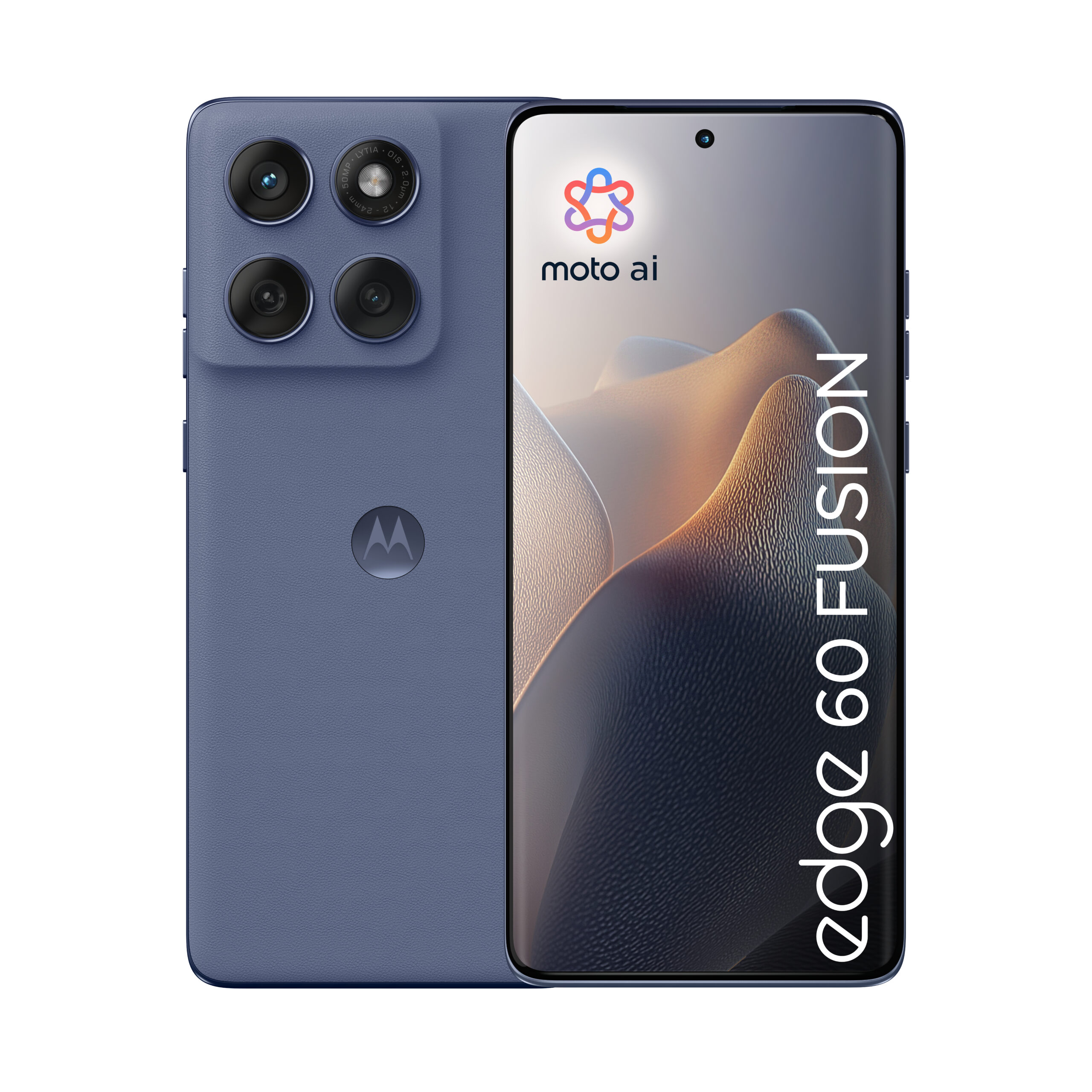 Motorola edge 60 fusion 16,9 cm (6.67") Dual SIM Android 15 5G USB Type-C 8 GB 256 GB 5200 mAh Grå 6.67", Super HD (2712 x 1220), pOLED, MediaTek Dimensity 7300, 8/256GB, 50MP + 13MP, 32MP, 5G, Wi-Fi 6, Bluetooth 5.4, NFC, USB Type-C, 5200mAh, Android 15 - Billede 3