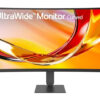 LG UltraWide 34U620B-B - LED-skærm - kurvet - 34"" - 3440 x 1440 WQHD @ 144 Hz - VA - 300 cd/m² - 4000:1 - HDR10 - 5 ms - 2xHDMI, DisplayPort
