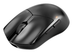 be quiet! Dark Perk Sym&nbsp- Mus - gaming - optisk -&nbsp trådløs, kablet - 2.4 GHz, USB - sort