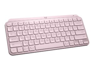 Logitech MX Keys Mini - Office - tastatur - bagbelyst - trådløs - Bluetooth - QWERTY - nordisk (dansk/finsk/norsk/svensk) - rose - Billede 2