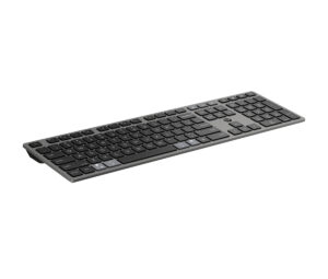 HP 725 - Sæt med mus og tastatur - multi-enhed, genopladelig, drevet af superkondensator - full size - trådløs - Bluetooth, 2.4 GHz - Pan Nordic - nattesort - Smart Buy - Billede 3