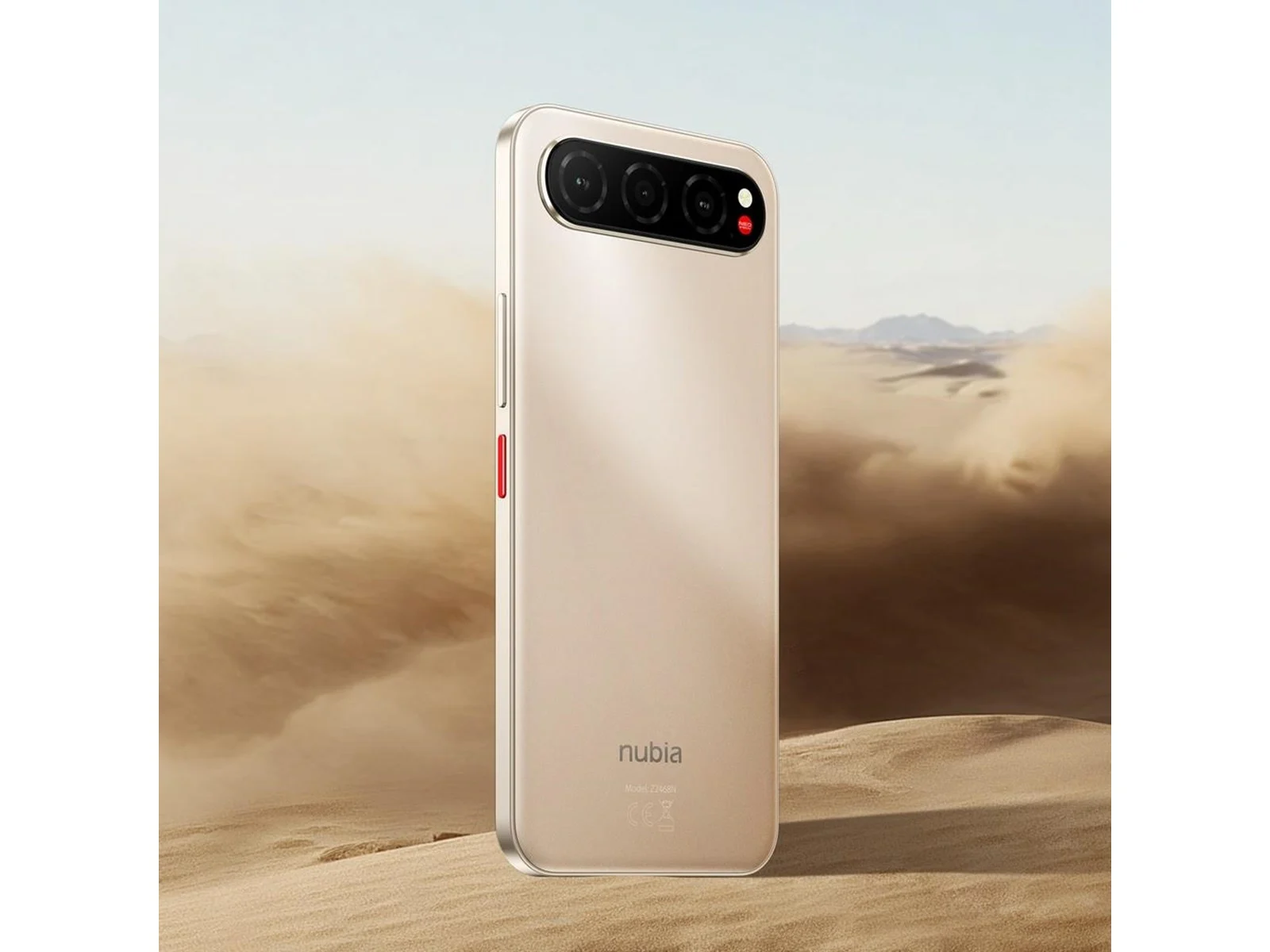 nubia Air 256GB/8GB - Titanium Desert - Billede 4