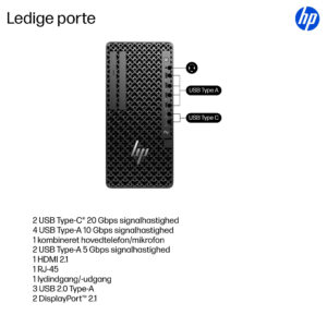 HP Z1 TWR G1i U9 285 64/1TB (ML) - Billede 4