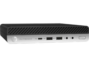T1A HP EliteDesk 800 G5 Refurbished Intel® Core™ i5 i5-9500T 8 GB DDR4-SDRAM 512 GB SSD Windows 11 Pro Mini PC Sort, Sølv - Billede 3