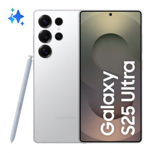 Samsung Galaxy S25 Ultra - 5G smartphone - dual-SIM - RAM 12 GB / Intern hukommelse 512 GB - OLED display - 6.9"" - 3120 x 1440 pixels (120 Hz) - 4x bagkameraer 200 MP, 50 MP, 50 MP, 10 MP - front camera 12 MP - titanium hvid sølv