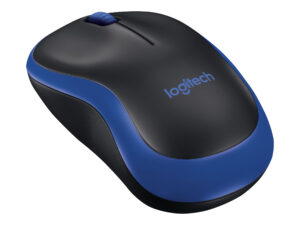 Logitech M185 - Mus - optisk - trådløs - 2.4 GHz - trådløs modtager (USB) - blå - Billede 4