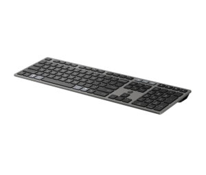 HP 725 - Sæt med mus og tastatur - multi-enhed, genopladelig, drevet af superkondensator - full size - trådløs - Bluetooth, 2.4 GHz - Pan Nordic - nattesort - Smart Buy - Billede 2
