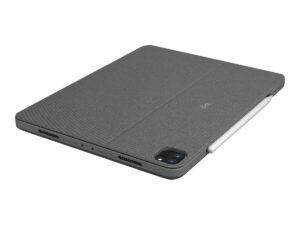 Logitech Combo Touch - Tastatur og folio-kasse - med trackpad - bagbelyst - Apple Smart connector - QWERTY - Pan Nordic - oxford-grå - for Apple 11-inch iPad Pro (1. generation, 2. generation, 3. generation) - Billede 3