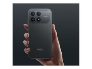 Xiaomi POCO F8 Pro - 5G smartphone - dual-SIM - RAM 12 GB / Intern hukommelse 512 GB - OLED display - 6.59"" - 2510 x 1156 pixels (120 Hz) - 3x bagkamera 50 MP, 50 MP, 8 MP - front camera 20 MP - sort - Billede 5