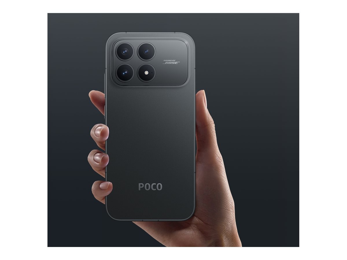 Xiaomi POCO F8 Pro - 5G smartphone - dual-SIM - RAM 12 GB / Intern hukommelse 512 GB - OLED display - 6.59"" - 2510 x 1156 pixels (120 Hz) - 3x bagkamera 50 MP, 50 MP, 8 MP - front camera 20 MP - sort - Billede 5