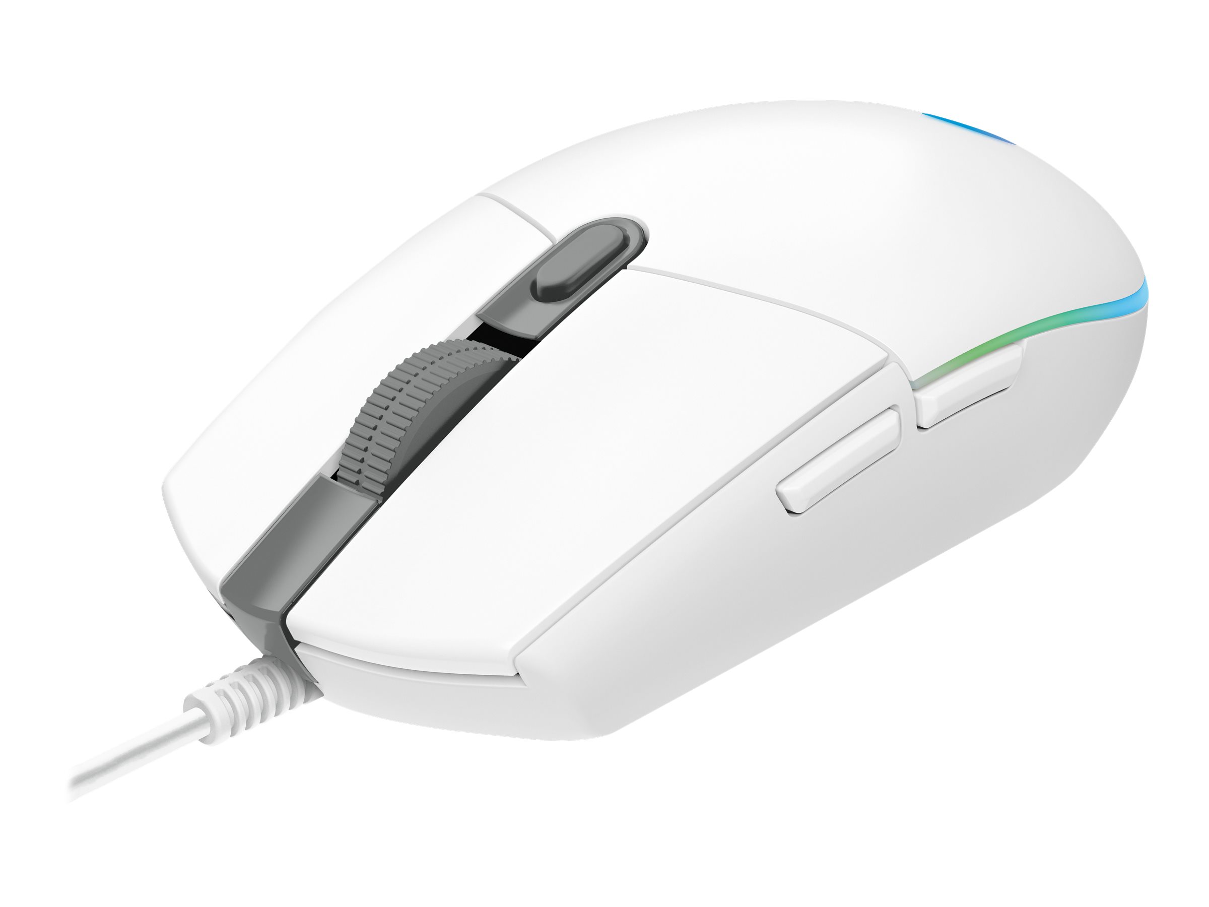 Logitech Gaming Mouse G203 LIGHTSYNC - Mus - optisk - 6 knapper - kablet - USB - hvid - Billede 2
