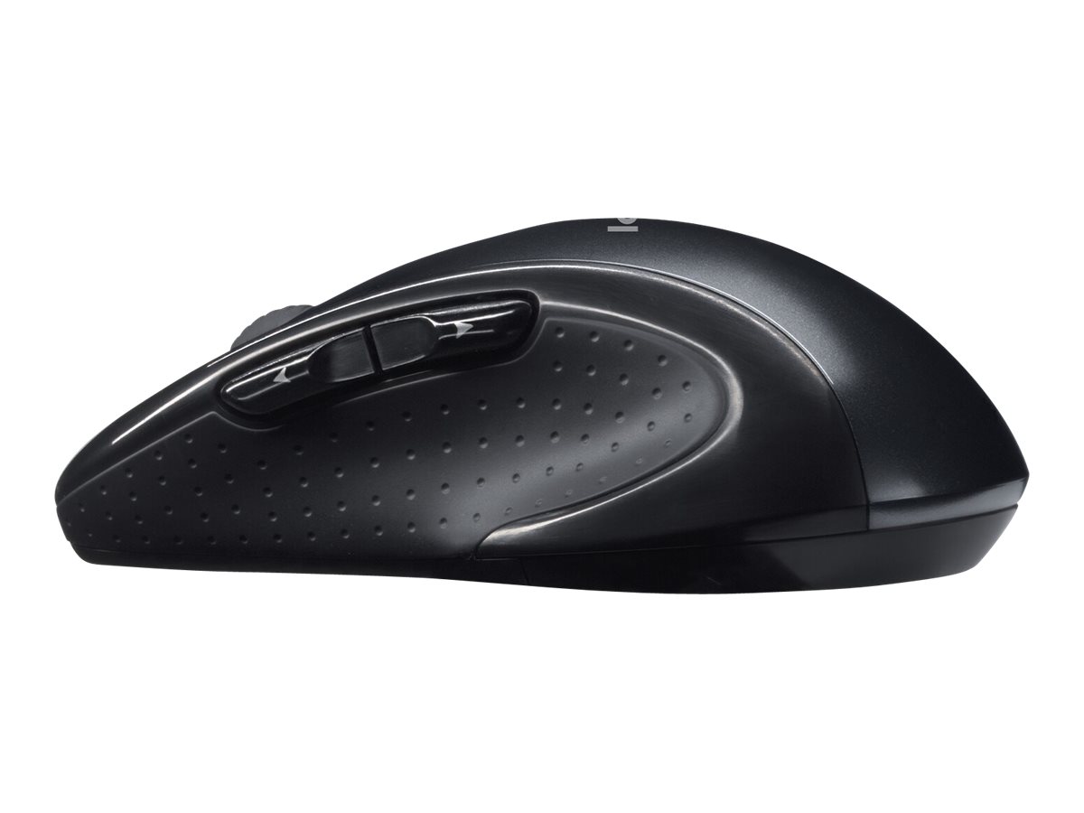 Logitech M510 - Mus - højrehåndet - laser - 5 knapper - trådløs - 2.4 GHz - trådløs modtager (USB) - sort - Billede 4