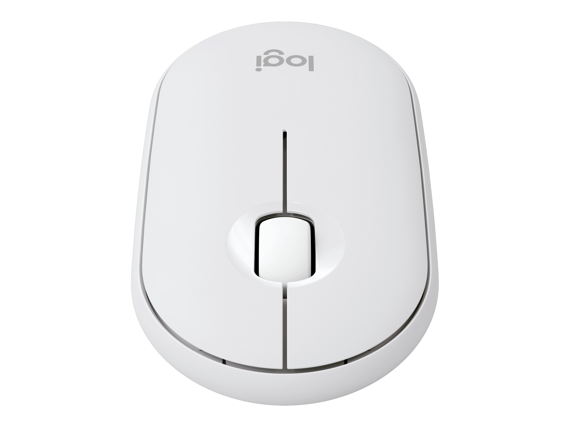 Logitech Pebble Mouse 2 M350s - Mus - optisk - 3 knapper - trådløs - Bluetooth 5.2 LE - tonalt hvidt - Billede 2