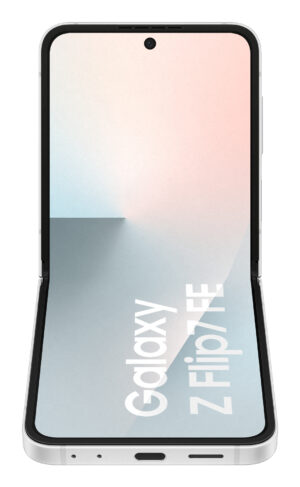 Samsung Galaxy Z Flip7 FE - 5G smartphone - dual-SIM - RAM 8 GB / Intern hukommelse 256 GB - OLED display - 6.7"" - 2640 x 1080 pixels (120 Hz) - 2x bagkameraer 50 MP, 12 MP - front camera 10 MP - hvid - Billede 3